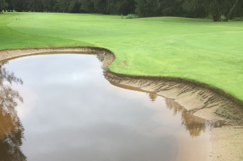 No more bailing or siphoning water from bunkers